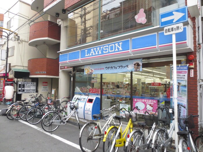 ローソン十三店(コンビニ)まで27m ラフォンテ十三