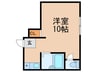 レックビル 1Rの間取り