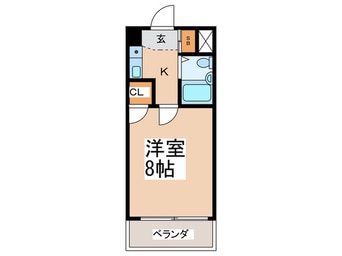 間取図 クリスタ天王寺