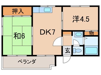 間取図 ハイツ室川Ⅰ