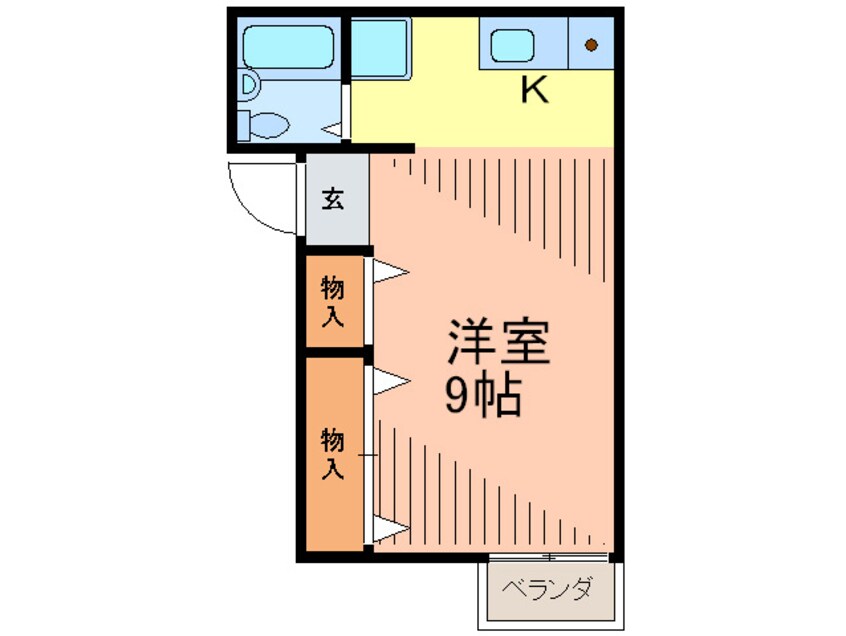 間取図 ア－バンハイツ石橋