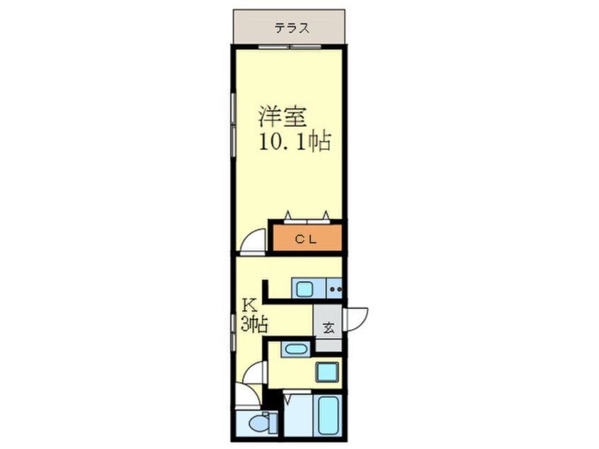 間取図 ブリランテ紫野