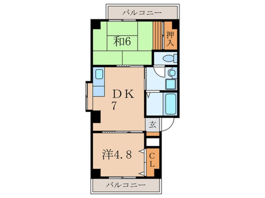 間取図 メゾン　ユニ