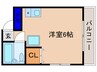 イノマビルⅡ 1Rの間取り