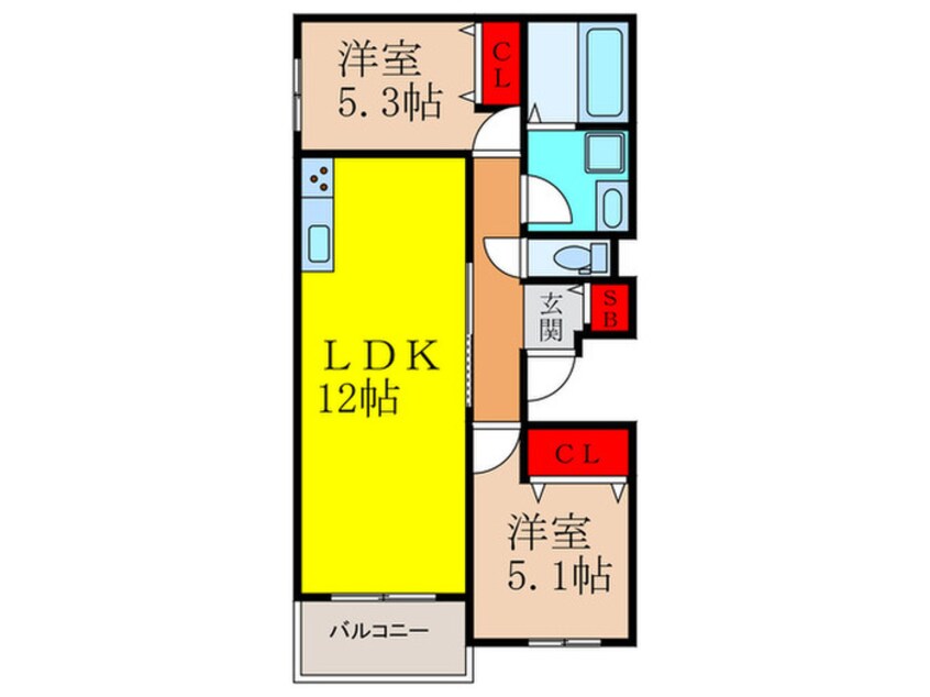 間取図 東祥グレイス吉田