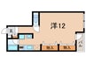 ＪＢミカゲ 1Rの間取り