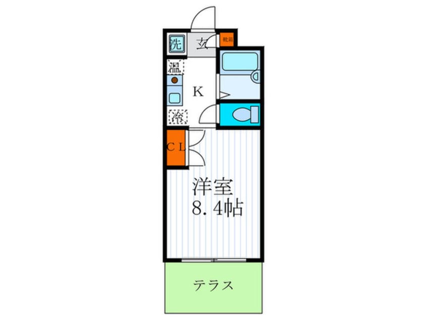 間取図 グレ－スコ－ト白川