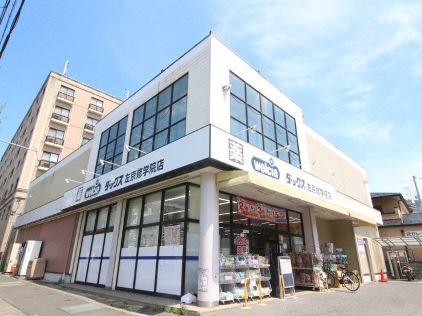 ダックス左京修学院店(ドラッグストア)まで450m グレ－スコ－ト白川