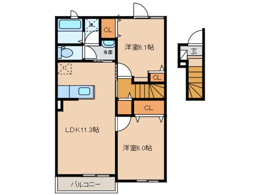 間取図 サクラス