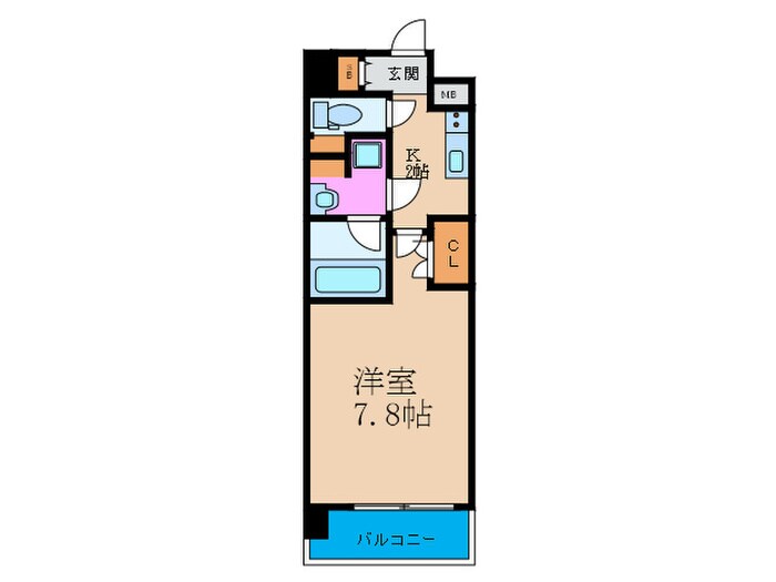 間取り図 ﾌﾟｰﾙ･ﾄｩｼﾞｭｰﾙ梅田ｳｴｽﾄ