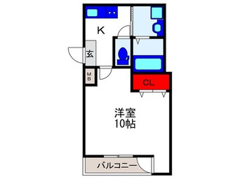 間取図 フジパレス豊中曽根Ⅱ番館