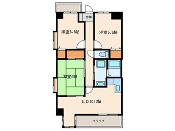 間取図 サニ－パラディオン