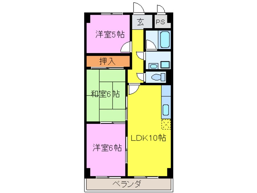 間取図 サン・クレール２１