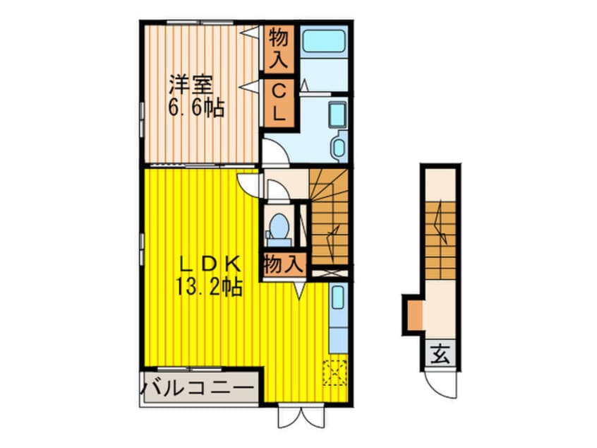 間取図 グロースハイツ新石切Ⅱ
