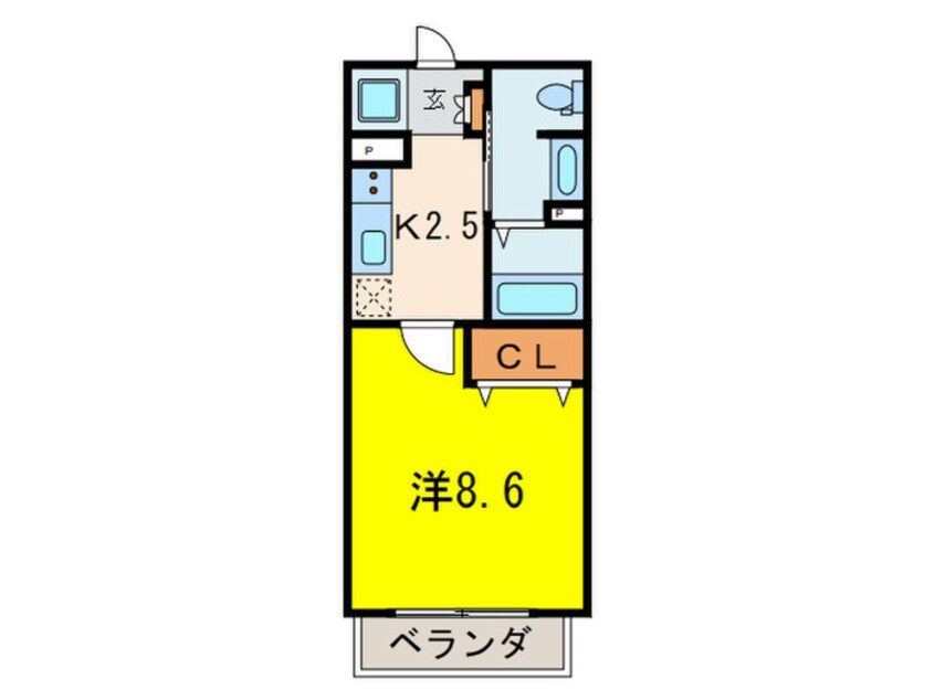 間取図 モンリーヴ宝塚