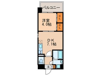 間取図 プライマル南森町