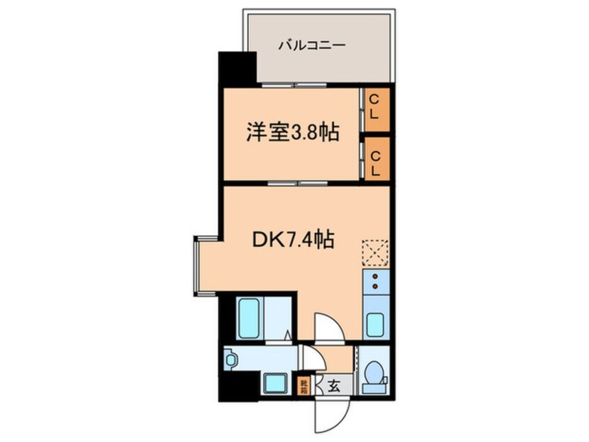 間取図 プライマル南森町