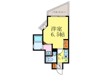 間取図 ＧＡＴＯ　Ｄ.Ｍ　北山