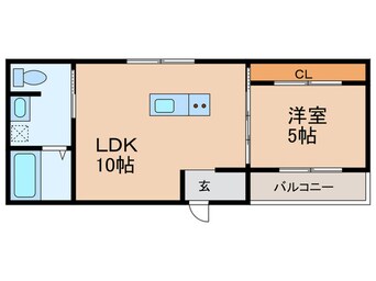 間取図 STAY THE HOUSE 日根野 WEST
