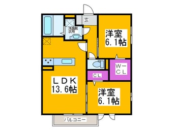 間取図 ファミーユ深井