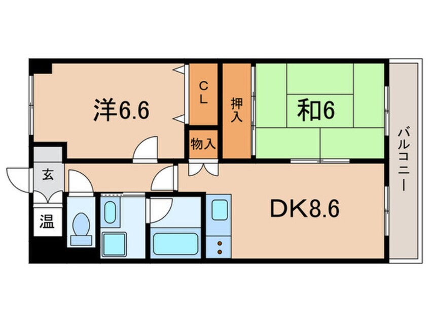 間取図 リアライズ加古川Ⅱ