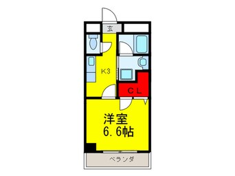 間取図 エルベコ－ト堺東