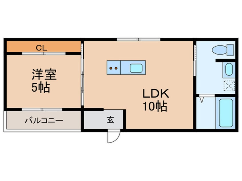 間取図 STAY THE HOUSE 日根野 EAST