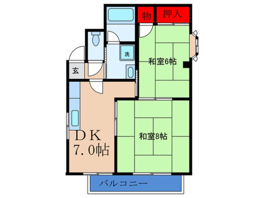 間取図 クライネハイム