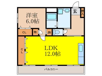 間取図 パルウェ－ブ