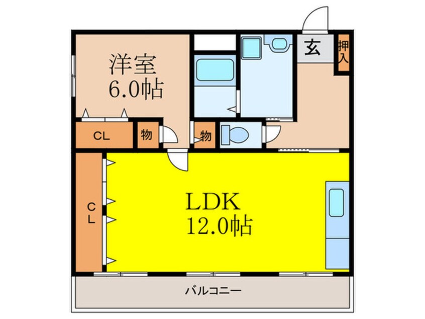 間取図 パルウェ－ブ
