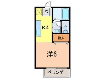 間取図 ハビタットセレッソⅣ