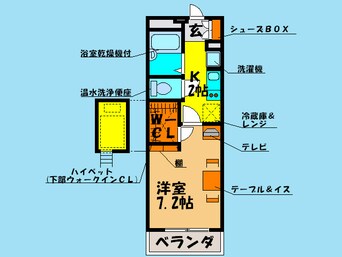 間取図 レオパレスエアポ－ト