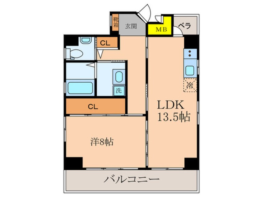 間取図 ピュアコート五条