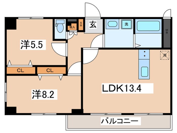 間取り図 仮)Ｂｕｄｓ８