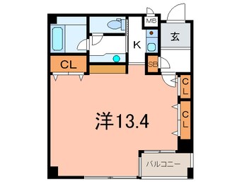 間取図 ル－ア芦屋