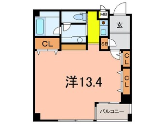 間取図 ル－ア芦屋