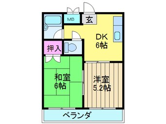 間取図 ベル平代