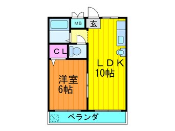 間取図 ベル平代