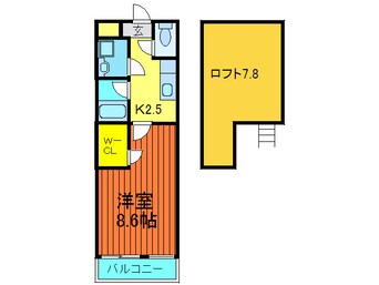 間取図 ベルシェソワＫ