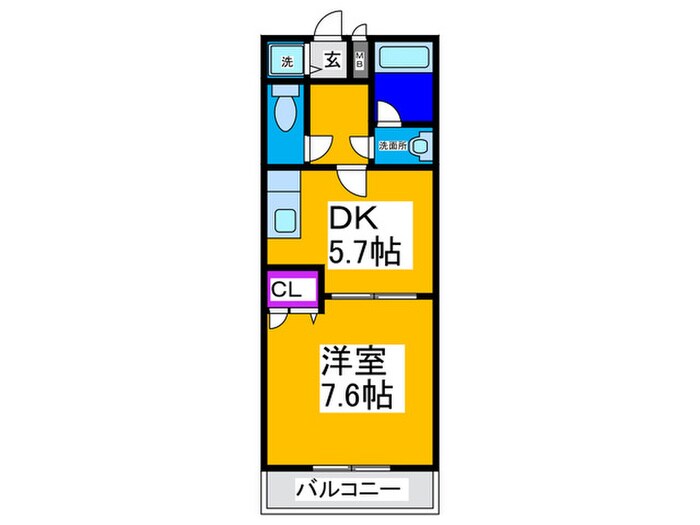 間取り図 ラパス高倉台Ⅱ番館