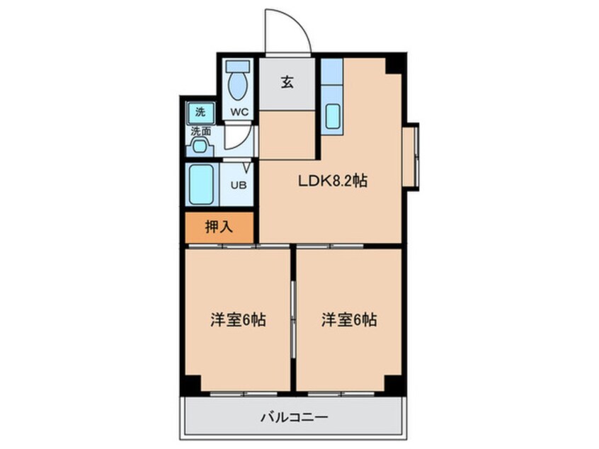 間取図 シティハイツセントラル