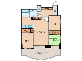 間取図 ｱﾙﾌｧｽﾃｲﾂ西明石駅前Ⅲ(802)