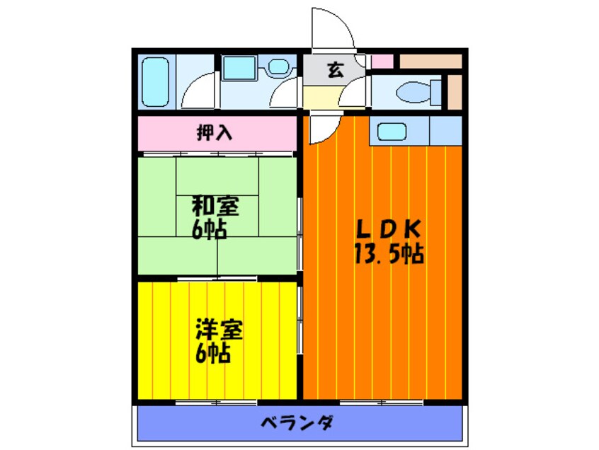 間取図 アルブル