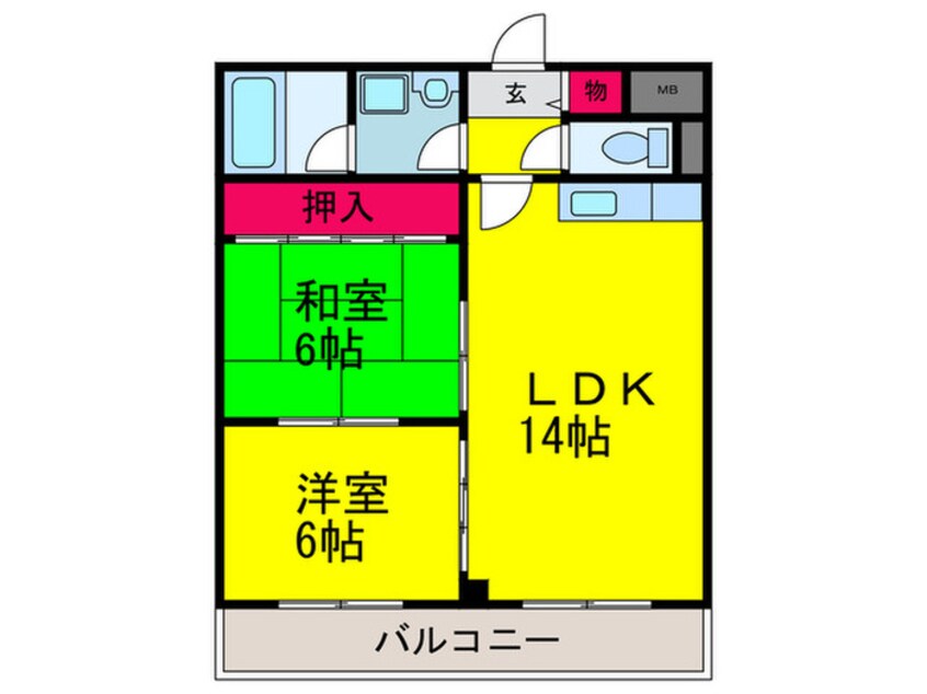 間取図 アルブル