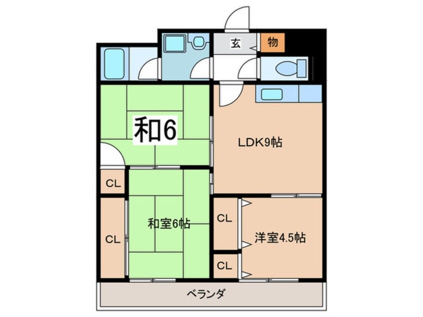 間取図 アルブル
