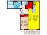 仮)Ｄ－ｒｏｏｍ川岸町Ⅱ 1LDKの間取り