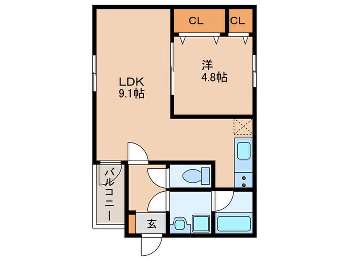 間取り図 Ｍｉ・Ｃａｓａ阿倍野昭和町