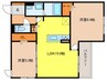 パサログランデ香ヶ丘 2LDKの間取り