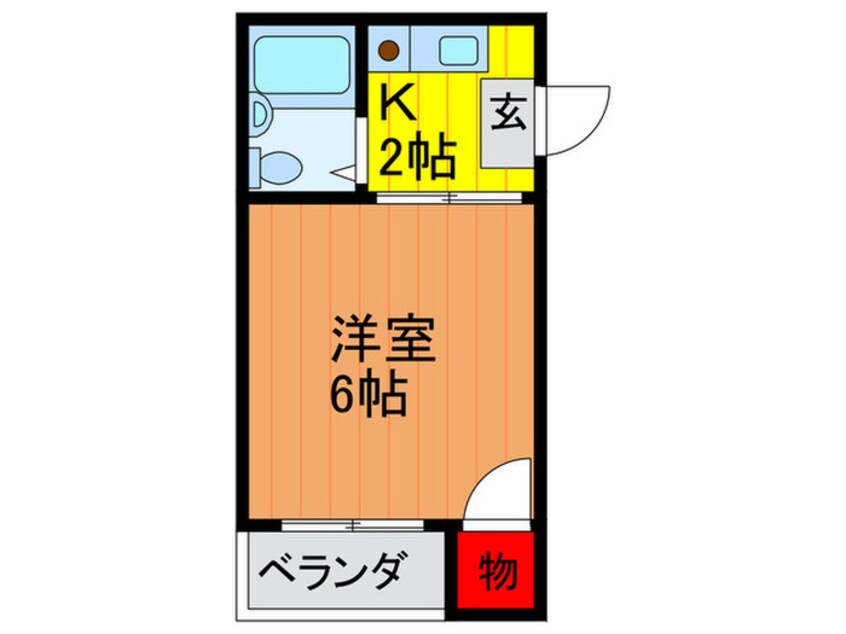 間取図 サンコ－パ－クハイツ