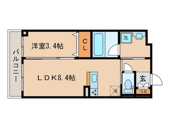 間取図 ドメールセプトエトワール椥辻